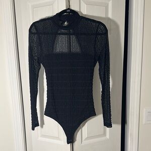 Abercrombie & Fitch Black Lace Bodysuit